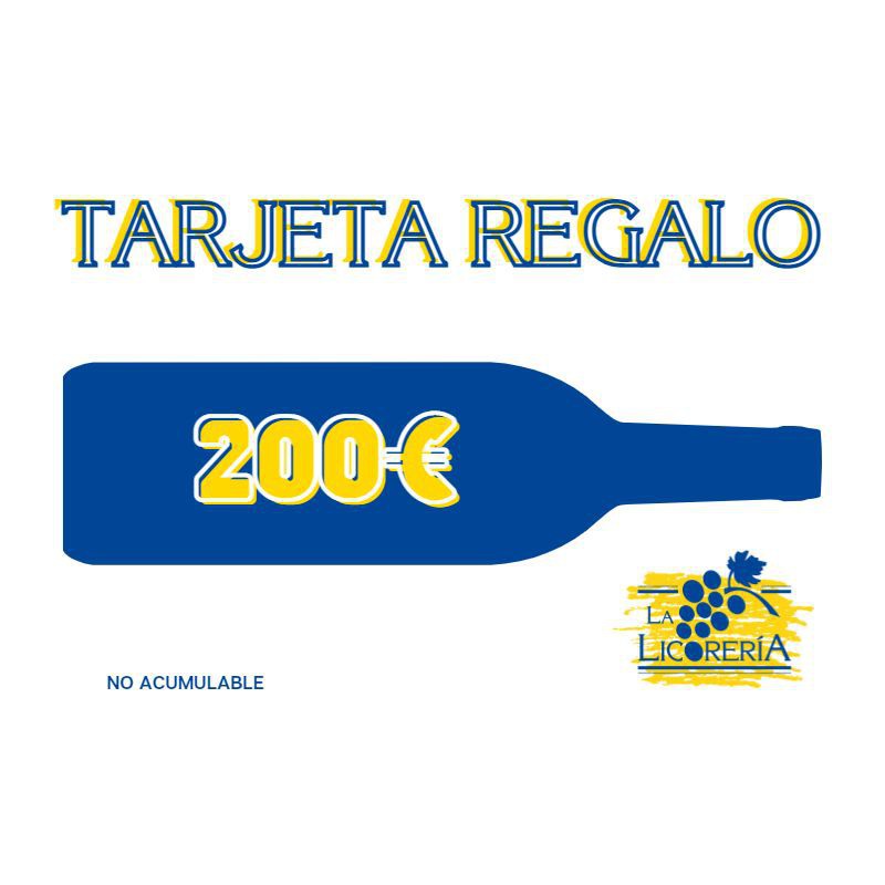 TARJETA REGALO 200 EUROS